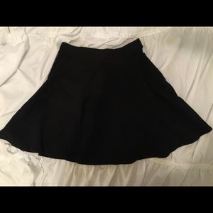 Black skater skirt